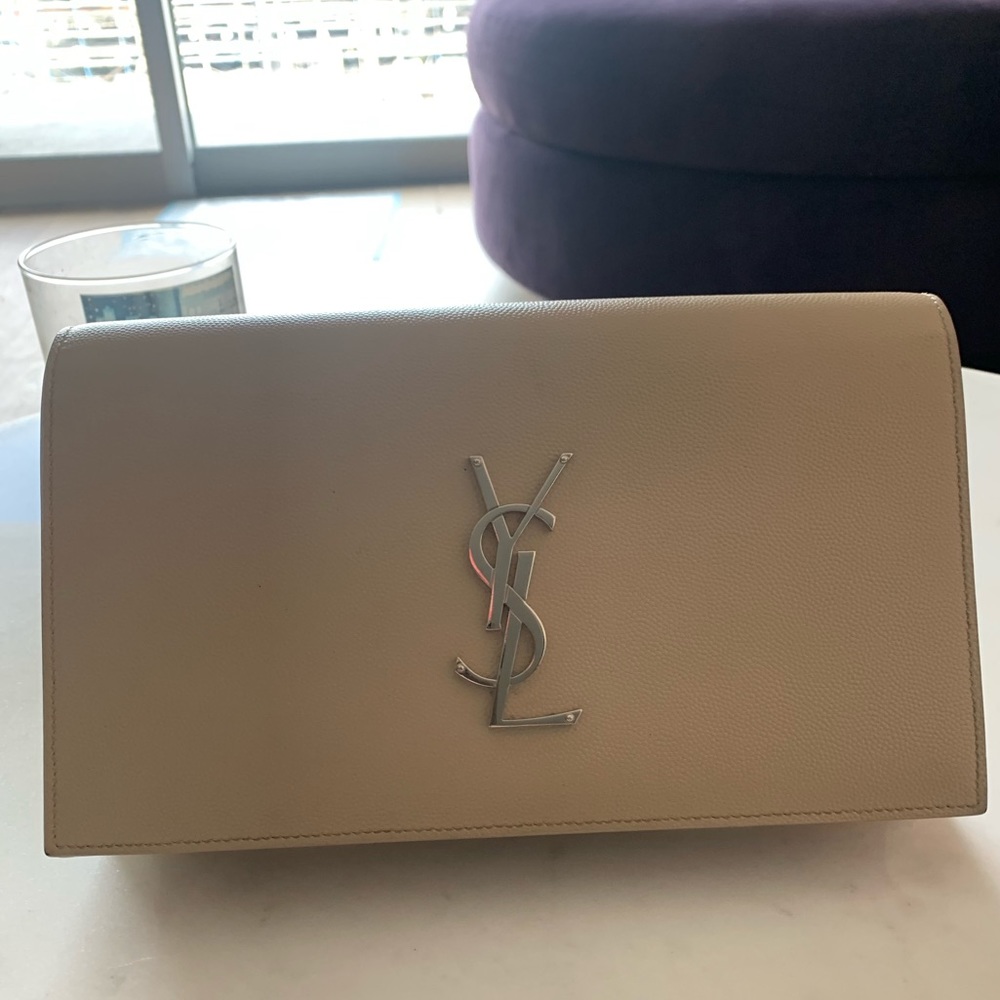Ysl clutch, dust bag and box included
